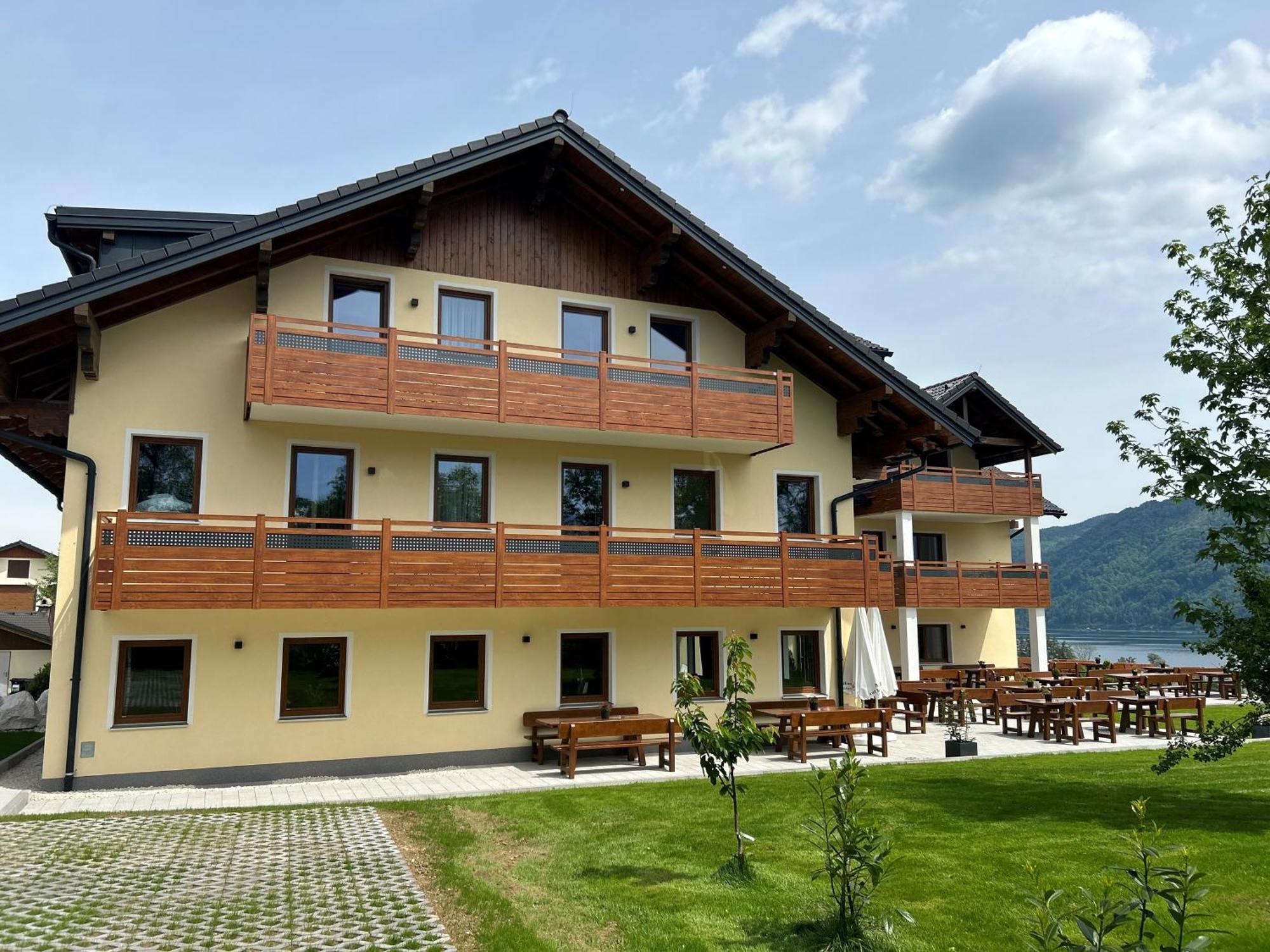 Gasthof Steinbichler Nussdorf am Attersee Kültér fotó